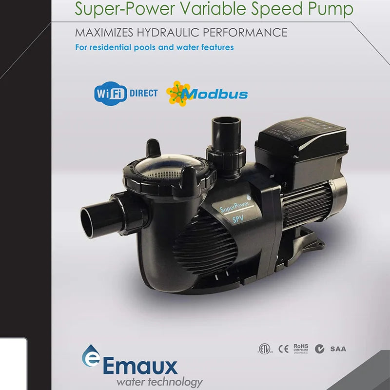 Swimming Pool Pump EMAUX High Performance SPV Swimming Pool Variable Speed Water Pump Can Be Configured With WIFI Connection