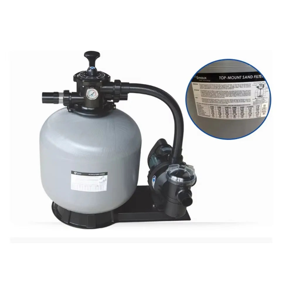 Best-selling EMAUX swimming pool equipment v series swimming pool fiberglass sand filter V800