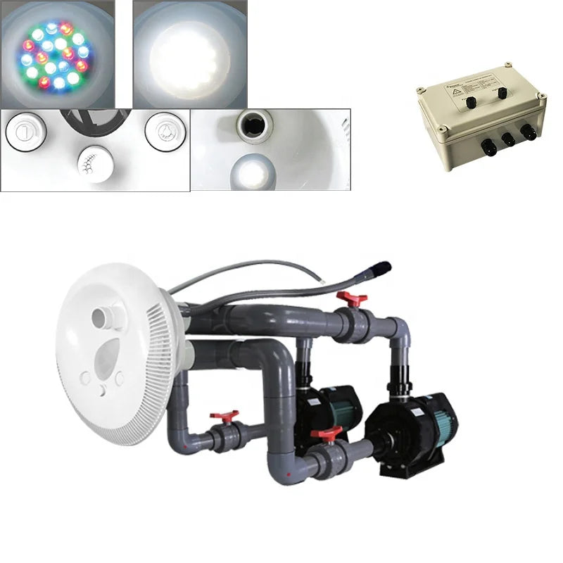 Emaux Swimming Pool Equipment Countercurrent Trainer System Jet Swimming Massage Jet