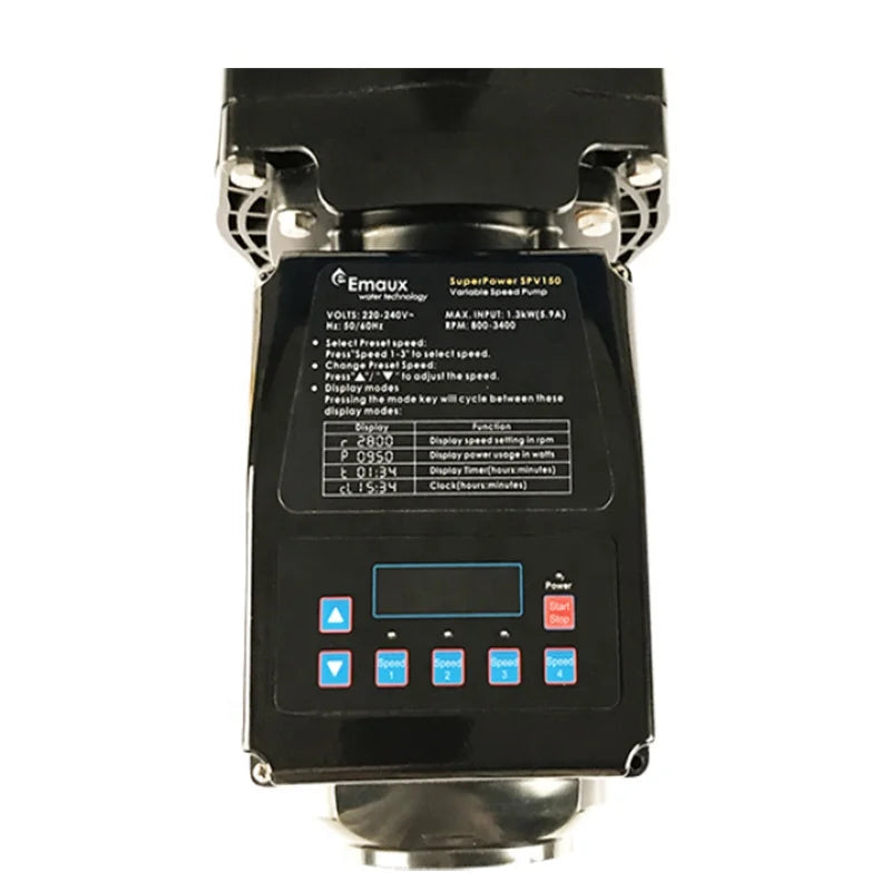 Swimming Pool Pump EMAUX High Performance SPV Swimming Pool Variable Speed Water Pump Can Be Configured With WIFI Connection