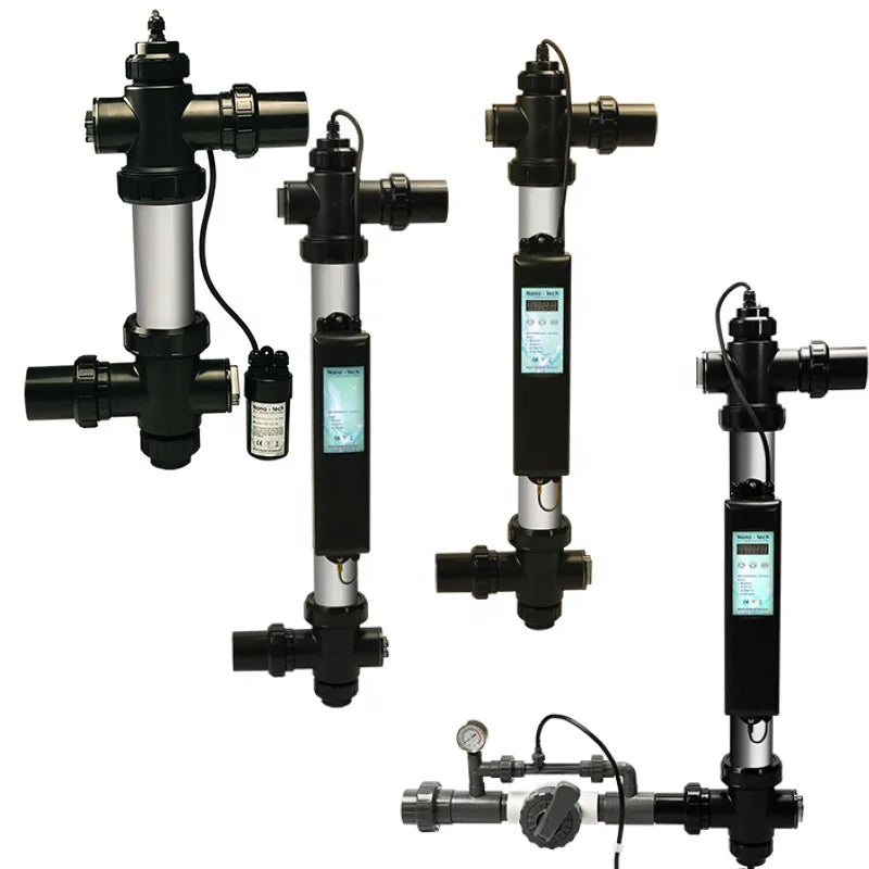 High Quality EMAUX Stainless Steel Water Filter UV Sterilizer Lamp Swimming Pool Pond Circulating Water Disinfection UV